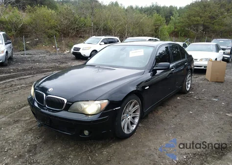 2007 BMW 750I from USA, damaged, VIN WBAHL83537DT09106